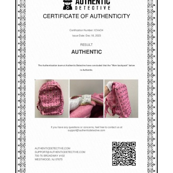 MCM viestos stark backpack size L with certificate of authenticity main image 9
